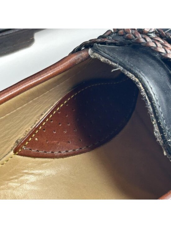 Vintage FootJoy Shoes Mens Size 10.5 E Black Kiltie Tassel Oxford Leather USA main image 8